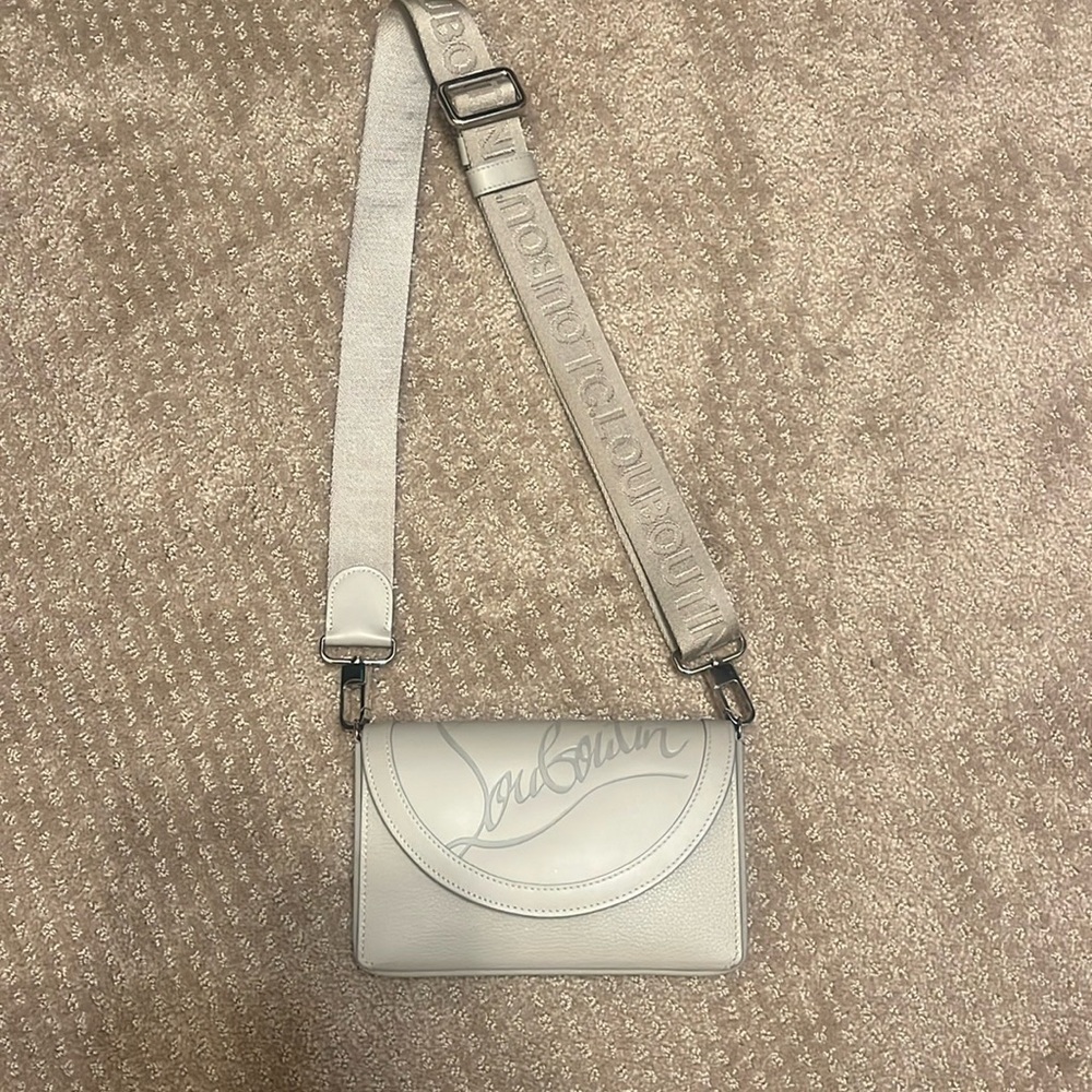 Light grey (goose) Christian louboutin cross body